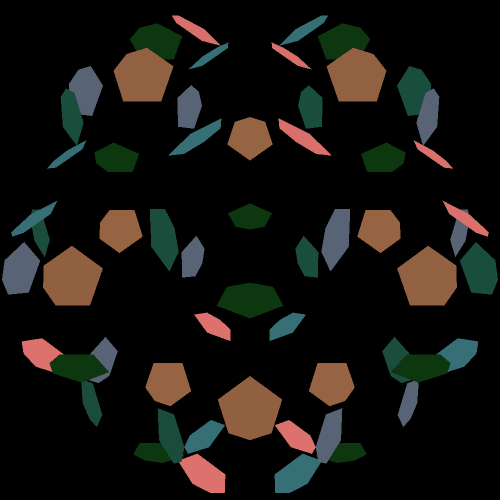 A Regular Array of Irregular Hexagons