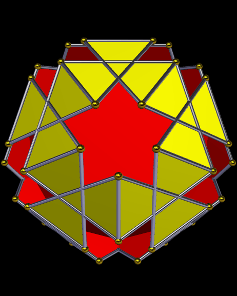 A Faceted Version of a Truncation of the Icosahedron