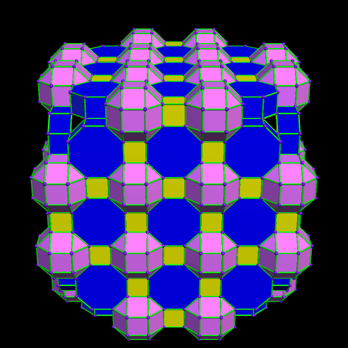 space filling attempt with RCO and cubes and truncated cubes and octagonal prisms 11