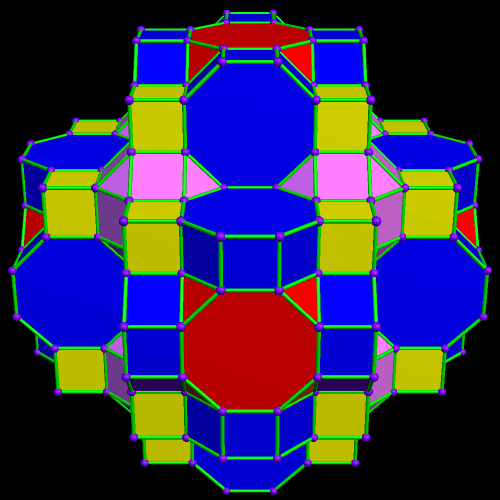 space filling attempt with RCO and cubes and truncated cubes and octagonal prisms 4