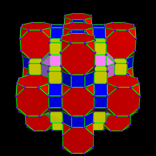 space filling attempt with RCO and cubes and truncated cubes and octagonal prisms 5