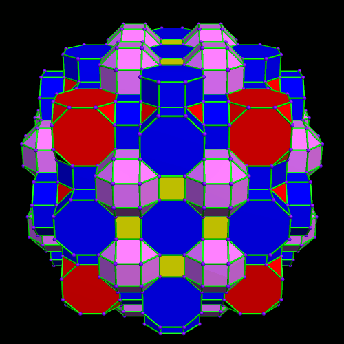 space filling attempt with RCO and cubes and truncated cubes and octagonal prisms 8