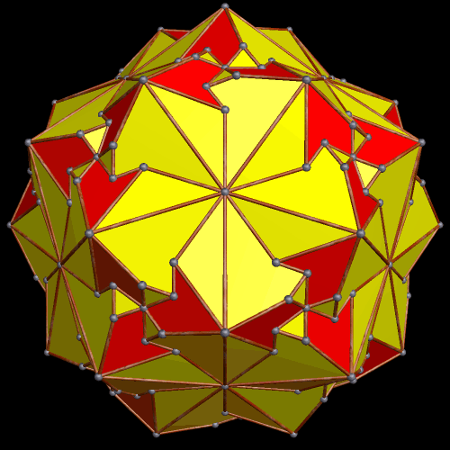 80th stellation of the rhombic triacontahedron