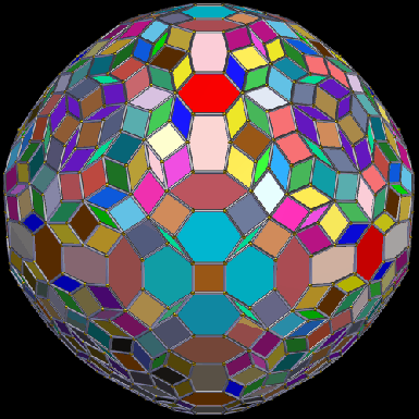 Zonohedrified Snub Cube f